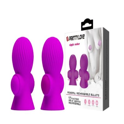 Вибростимуляторы для сосков PRETTY LOVE - Nipple Sucker фиолетовый