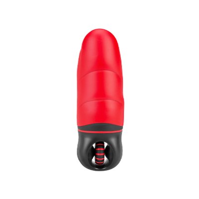 Вибратор с оригинальным дизайном и ребристой поверхностю AMOR BIG VIBRATOR ANGELUS Red (Приложение НЕ Функционирует!)