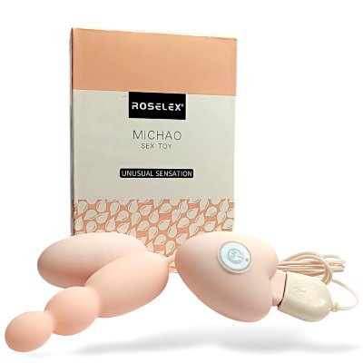 Проводные виброяйца "Roselex", бежевый 10 режимов вибрации