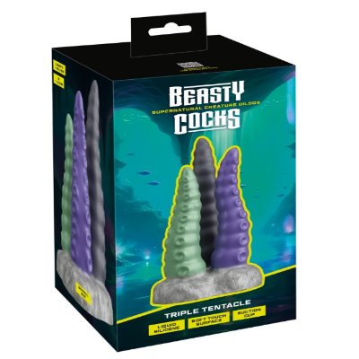 Фаллоимитатор из 3 частей в образе щупальца Triple Tentacle
