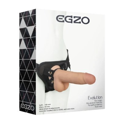Страпон женский EGZO Evolution STR006 ( 16,5 см х 4 см )