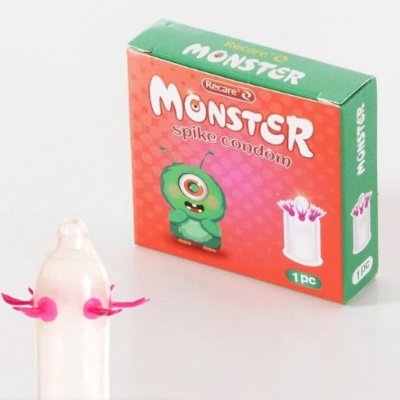 Презерватив Recare MONSTER Raspberry Zee (1шт)