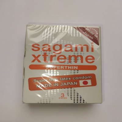 Презервативы ультратонкие SAGAMI XTREME SUPERTHIN (упаковка 3 шт)