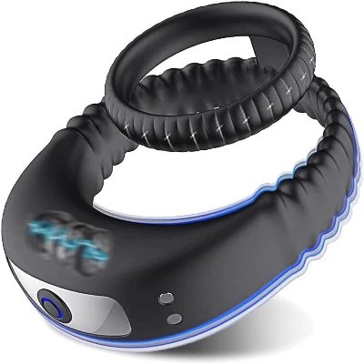 Двойное эрекционное кольцо с вибрацией 10 режимов