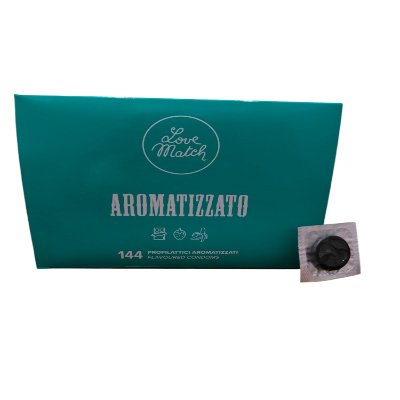 Цветные ароматизированные презервативы Love Match - Arromatizato, chocolate (по 1 шт)