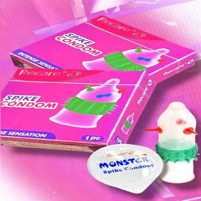 Презерватив Recare Spike Condon с шипами и шариками (упаковка 1шт)