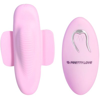 Вибротрусики Fashion Riddle 12 режимов вибрации цвет нежно-розовый