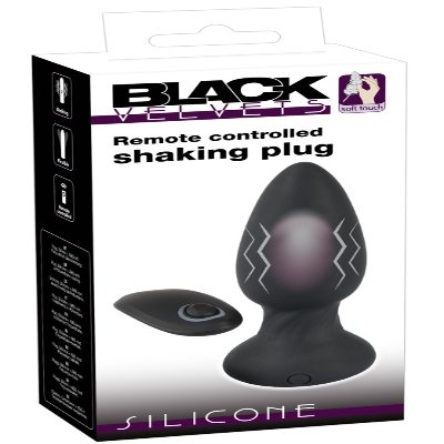 Анальная вибропробка с 7 режимами пульсации Remote controlled shaking plug