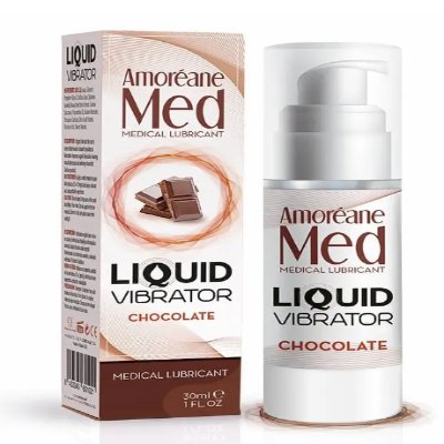 Стимулирующий лубрикант от Amoreane Med: Liquid vibrator - Chocolate ( жидкий вибратор ), 30 ml