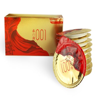Презервативы OLO RedGold с продлевающим эффектом (по 1шт)