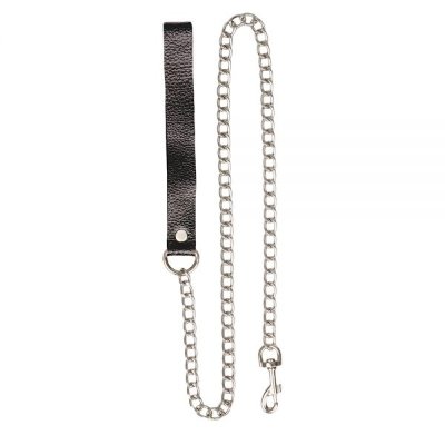 Поводок Leather Leash, Black