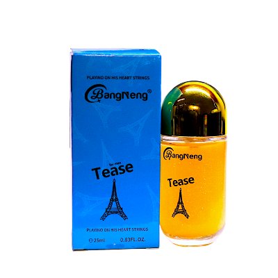 Мужские духи с феромонами "Tease",  25 мл с золотым шиммером