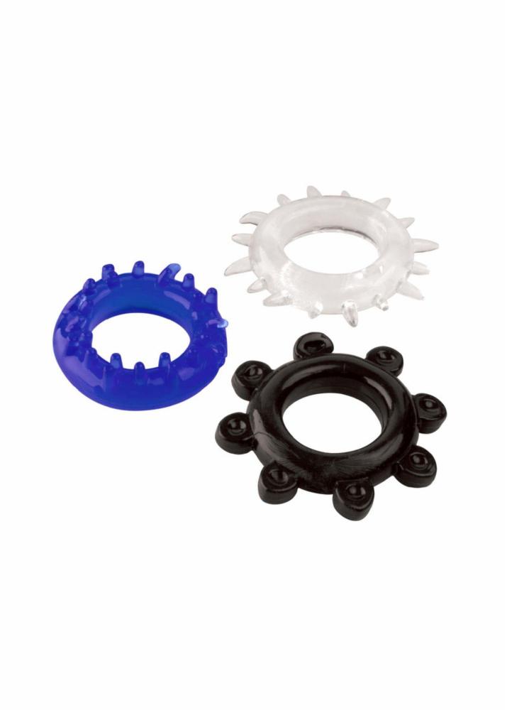 Набір ерекційних кілець - Triple C-Ring Set Color