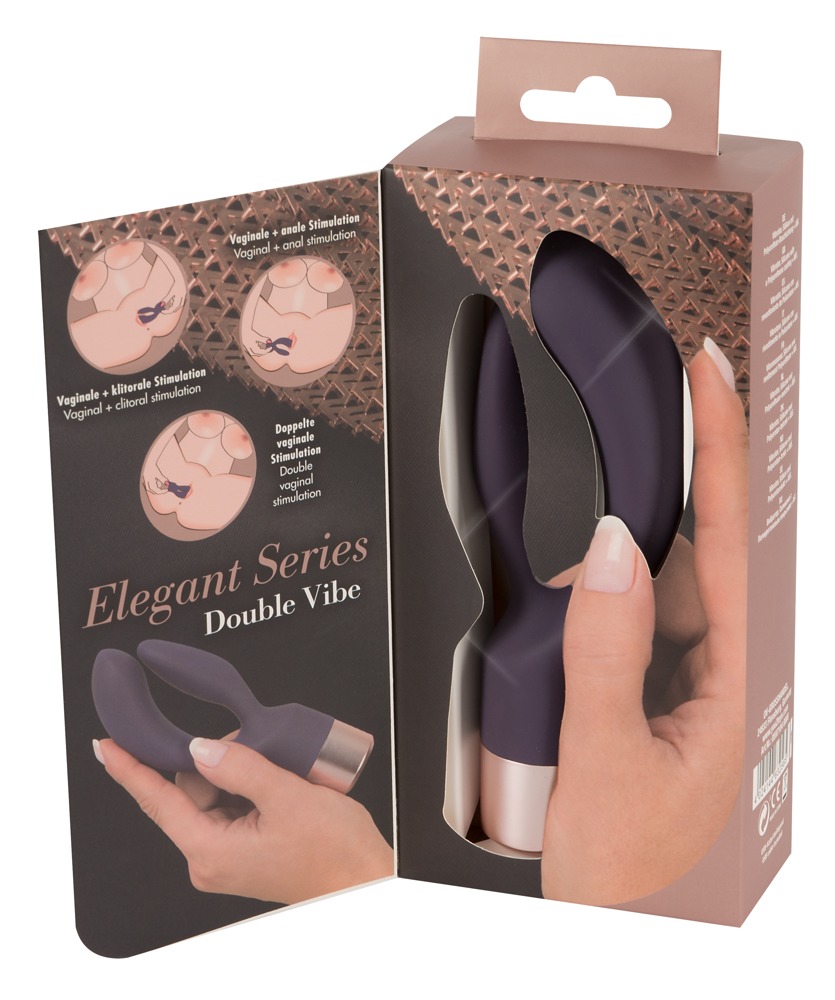 Hi-tech вібратор - Elegant Series Double Vibe