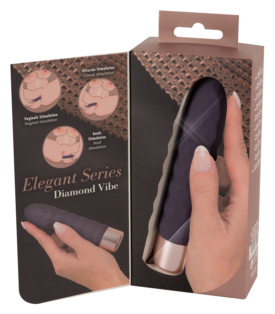 Экстравагантный вибратор с 10 режимами вибрации Elegant Diamond Vibe