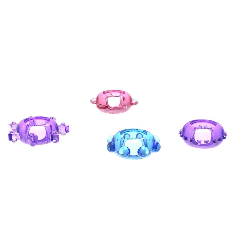 Кольцо для эрекции MELEON Delay Rings, эластичное кольцо для продления полового акта