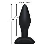 Анальна пробка - Black Velvets Butt Plug Small - мініатюра 4