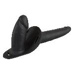Страпон - Double Strap On Black Silicone - мініатюра 5
