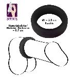 Ерекційне кільце - Black Velvets Cock Ring, 3.2 см - мініатюра 5