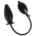 Анальна пробка - True Black Inflatable Anal Plug - мініатюра 2
