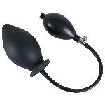 Анальна пробка - True Black Inflatable Anal Plug - мініатюра 4