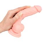 Фалоімітатор - Medical Silicone Dildo, 18 см - мініатюра 6