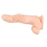 Подовжуюча насадка - Nature Skin Penis Sleeve With Extension - мініатюра 4