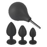 Набір анальних пробок - Black Velvets Anal Kit - мініатюра 3