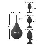 Набір анальних пробок - Black Velvets Anal Kit - мініатюра 8
