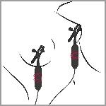 Затискачі для сосків - FFS Vibrating Nipple Clamps - мініатюра 4