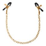 Затискачі для сосків - FFS Gold Chain Nipple Clamps - мініатюра 2