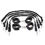 Бондажний набір - FFS Cuff & Tether Set Black - мініатюра 2