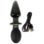 Анальний стимулятор - ANOS Double-Ended Butt Plug With Vibration - мініатюра 8