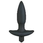 Анальна пробка - Black Velvet Vibrating Plug Small - мініатюра 2