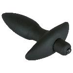 Анальна пробка - Black Velvet Vibrating Plug Small - мініатюра 3