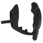 Ерекційне кільце з анальною пробкою - Black Velvets Ring & Vibro Plug - мініатюра 5