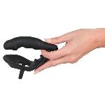 Ерекційне кільце з анальною пробкою - Black Velvets Ring & Vibro Plug - мініатюра 7