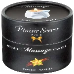 Масажна свічка - Plaisir Secrets Massage Candle Vanilla, 80 мл - мініатюра 1