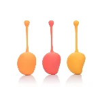 Набір вагінальних кульок - Calexotics Kegel Training Set Mango - мініатюра 1