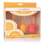 Набір вагінальних кульок - Calexotics Kegel Training Set Mango - мініатюра 2