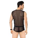 Комплект білизни - Shirt and Shorts 4605, black M/L - мініатюра 2