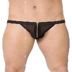 Чоловічі стрінги - Mens Thong 4526, black - S-L - мініатюра 1
