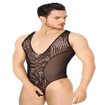 Чоловіче боді - Body 4609, black XL - мініатюра 1