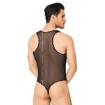 Чоловіче боді - Body 4609, black XL - мініатюра 2