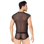 Комплект білизни - Shirt and Shorts 4608, black M/L - мініатюра 2