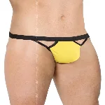 Чоловічі стрінги - Mens Thong 4530, yellow, S-L - мініатюра 1