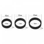 Ерекційні кільця - Power Plus Soft Silicone Pro Ring Black - мініатюра 3