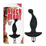 Анальна пробка - Black Mont Vibrating Vibro T1 6.1" - мініатюра 1
