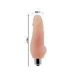 Реалістичний вібратор - Super Mini Vibrator Flesh - мініатюра 2