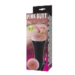 Мастурбатор - Pink Butt Vibrating Masturbator Cup - мініатюра 1